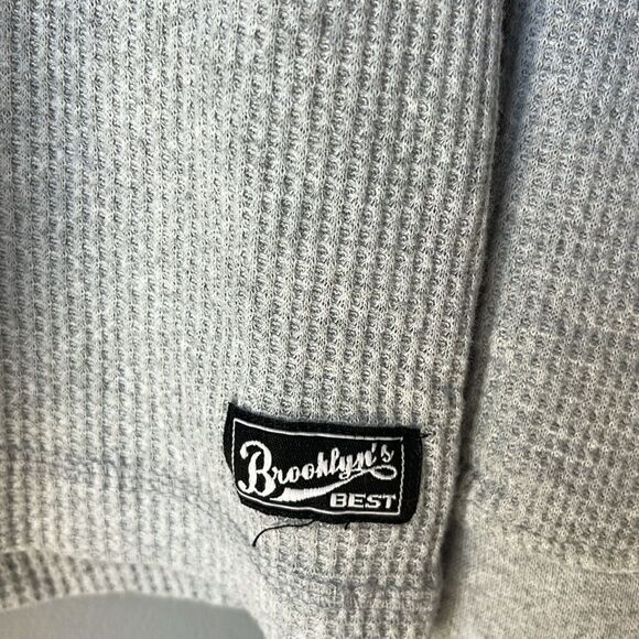 NWT Brooklyn’s Best Gray Waffle Thermal Henley XXL - Picture 5 of 6